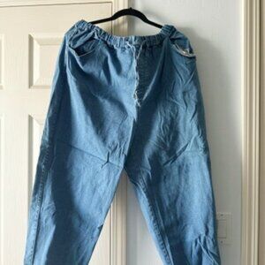 Denim & Co Drawstring Lace Jeans | 98% Cotton 2% Spandex